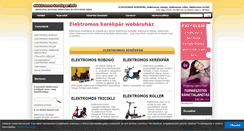 Desktop Screenshot of elektromos-kerekpar.info